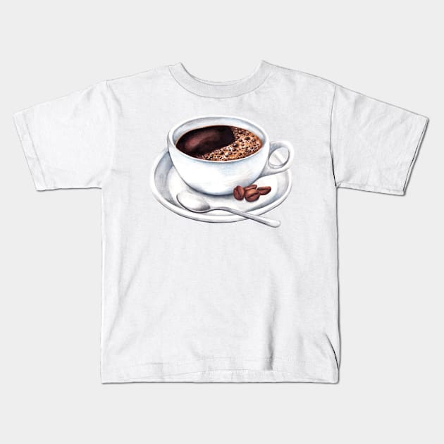 Coffee Makes Everything Better! Kids T-Shirt by AmandaDilworth